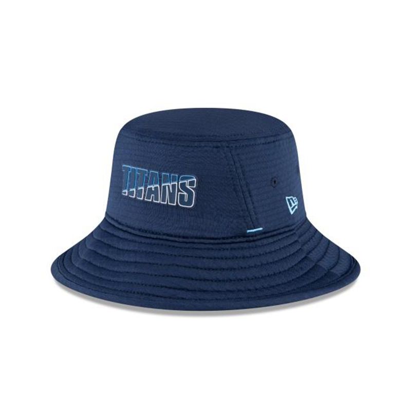 NFL Tennessee Titans Official Summer Sideline Stretch (XZX6265) - Blue New Era Bucket Hats